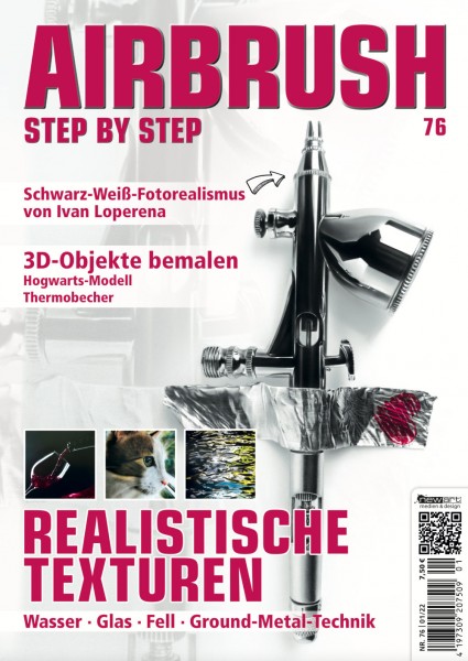 Airbrush Step by Step Nr. 76, 01/22: Realistische Texturen