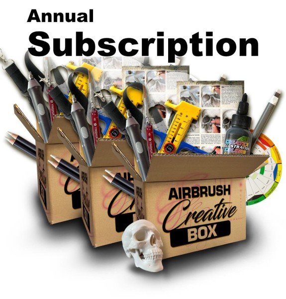 Airbrush Creative Box - Annual Subscription (3 boxes)