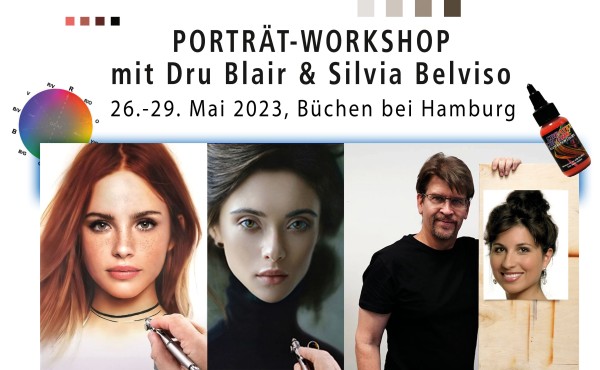 Dru Blair Porträt-Workshop, 26.-29.05.2023