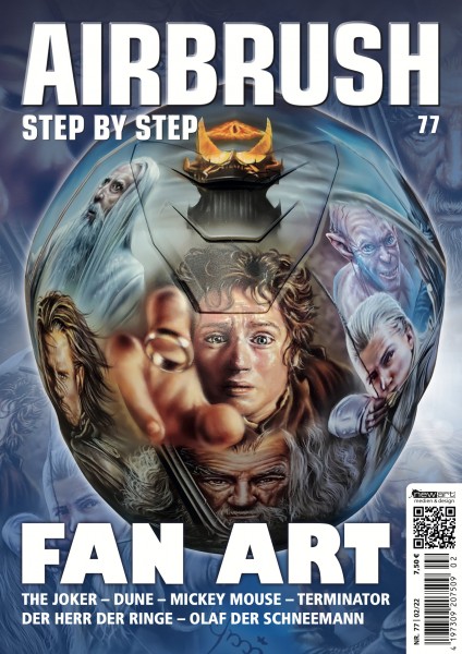 Airbrush Step by Step Nr. 77, 02/22: Fan Art
