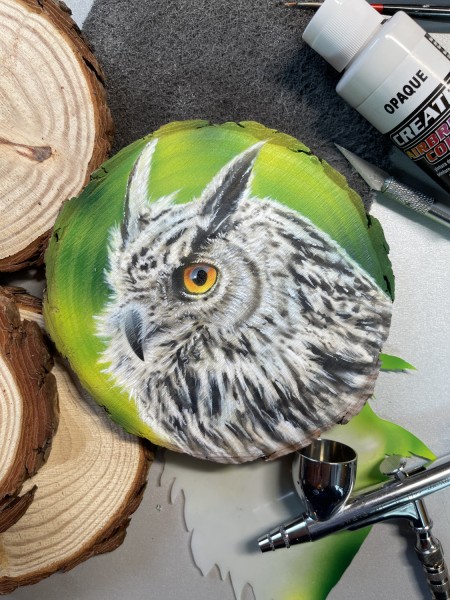 Airbrush Creative Box #5 (Summer 2023) - Owl